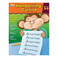 Carson Dellosa Brighter Child Handwriting Workbook: Cursive, Ages 8-11