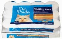 slide 1 of 1, Pet Pride 24 Can Variety Pack Canned Cat Food, 8.25 lb