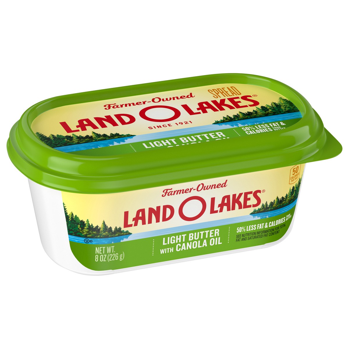 slide 2 of 9, Land O'Lakes Land O' Lakes Light Butter Spread W/Canola Oil, 8 oz