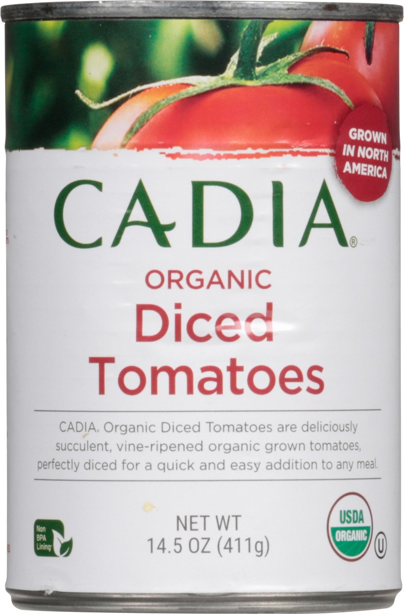 slide 5 of 13, Cadia Diced Organic Tomatoes 14.5 oz, 14.5 oz