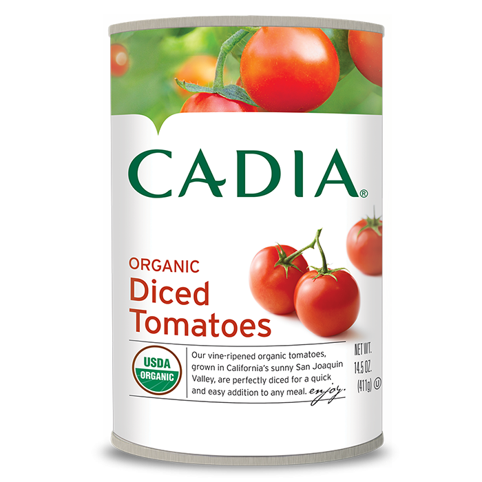 slide 1 of 1, Cadia Organic Diced Tomatoes, 14.5 oz