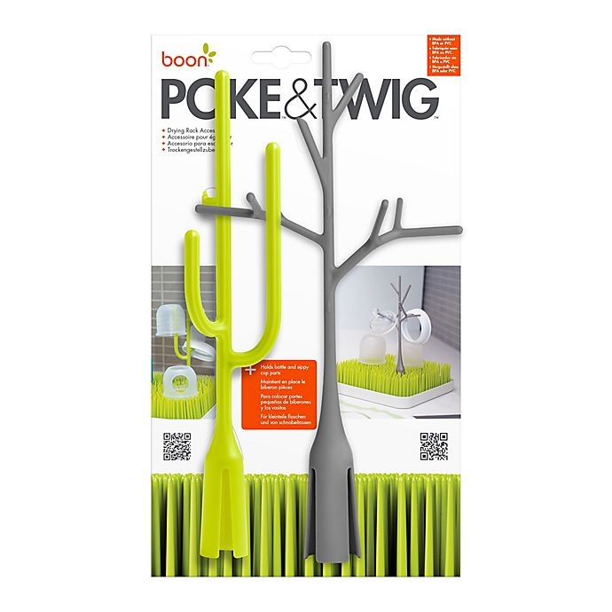 slide 5 of 5, Boon Grass Twig & Poke Drying Rack Accessory Set, 2 ct
