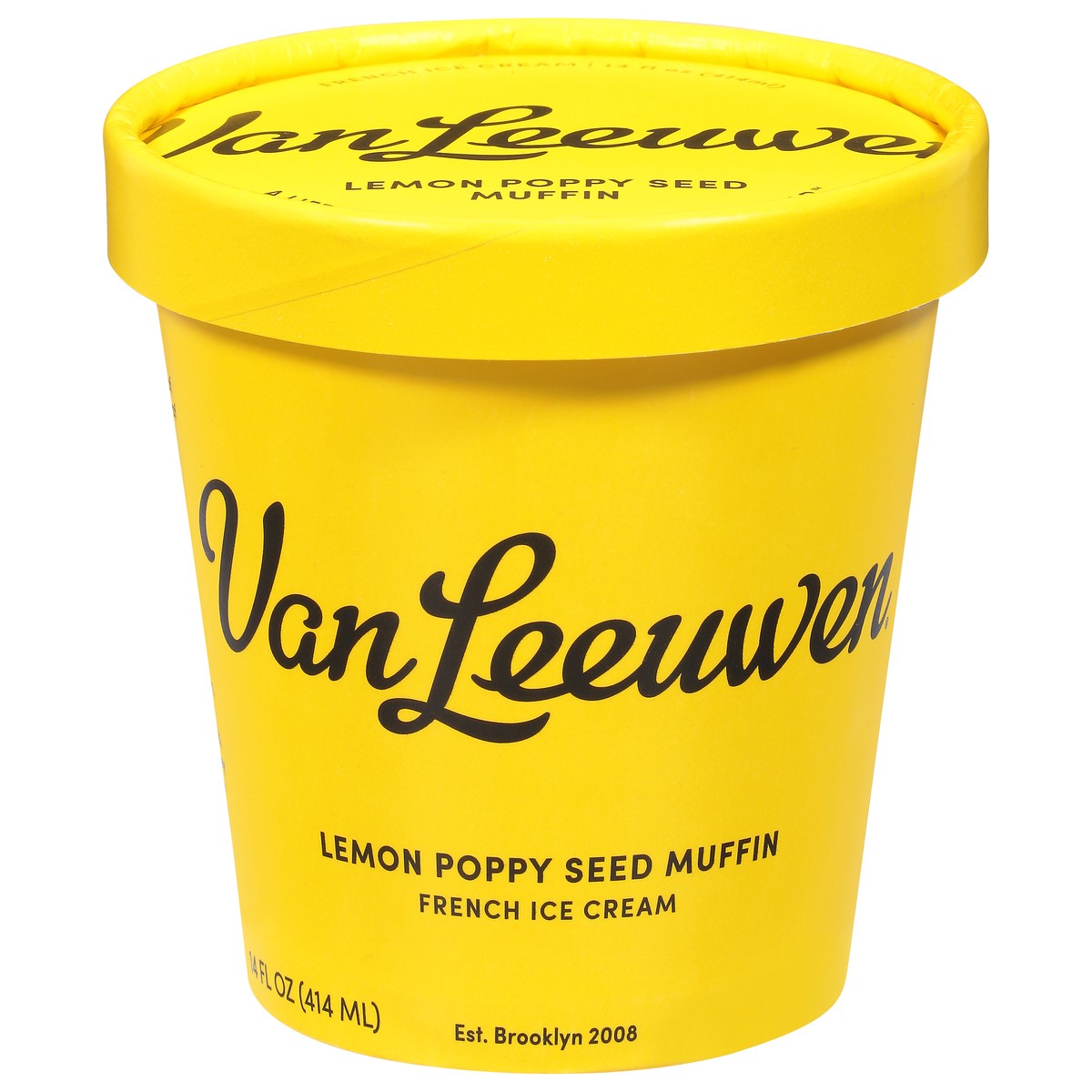 slide 3 of 14, Van Leeuwen Lemon Poppy Seed Muffin French Ice Cream 14 fl oz, 14 fl oz