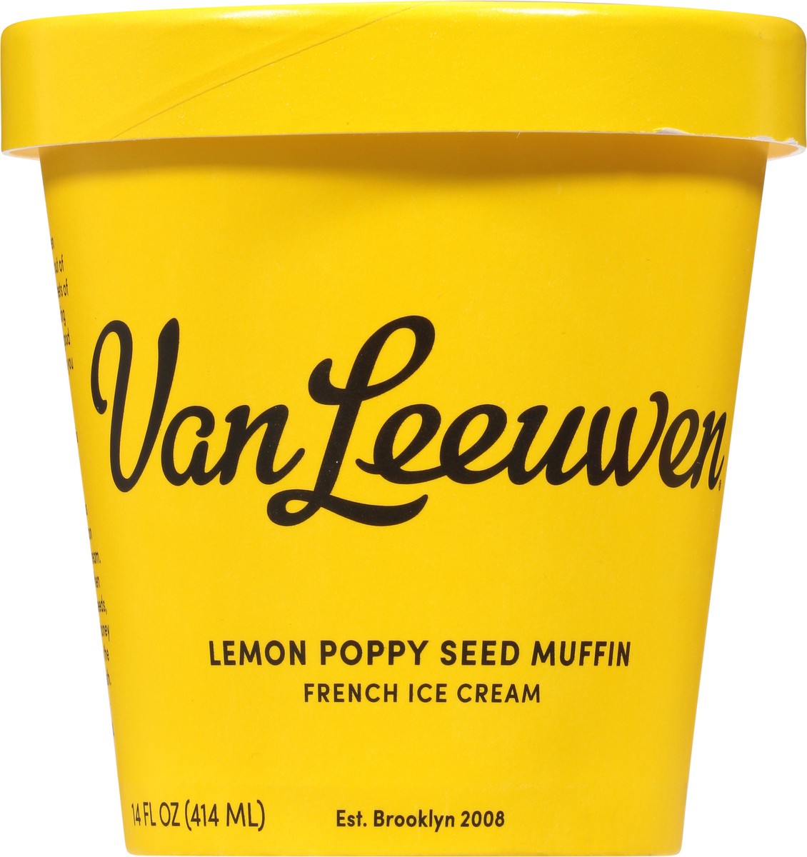 slide 11 of 14, Van Leeuwen Lemon Poppy Seed Muffin French Ice Cream 14 fl oz, 14 fl oz