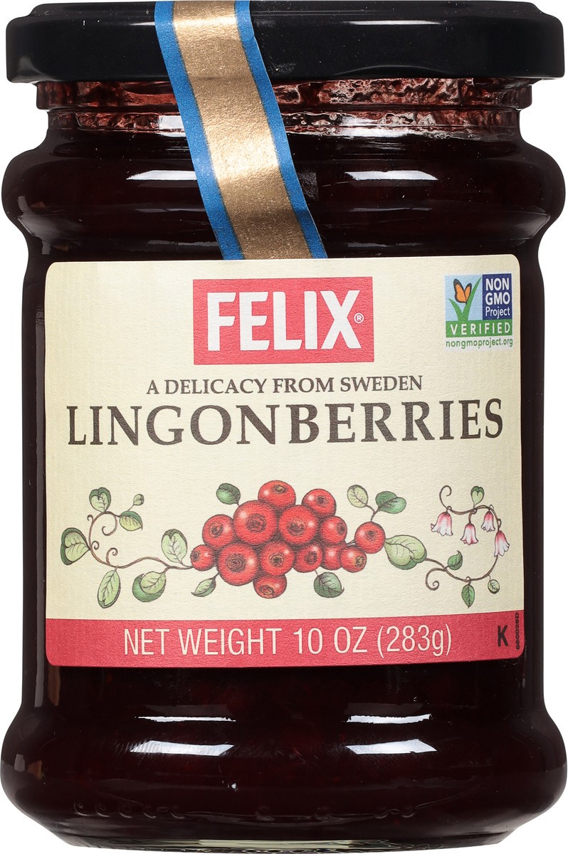 slide 6 of 9, Felix Lingonberries 10 oz, 
