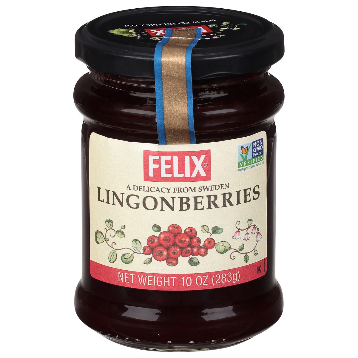 slide 1 of 9, Felix Lingonberries 10 oz, 