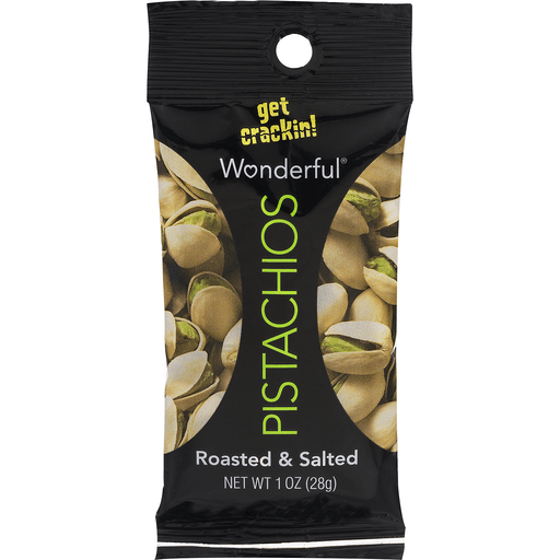 slide 2 of 9, Wonderful Pistachios, 1 oz