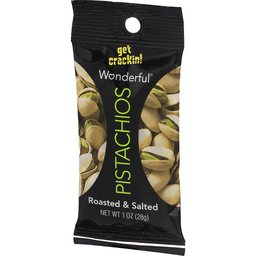 slide 4 of 9, Wonderful Pistachios, 1 oz