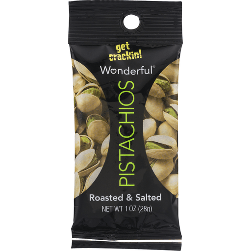 slide 5 of 9, Wonderful Pistachios, 1 oz