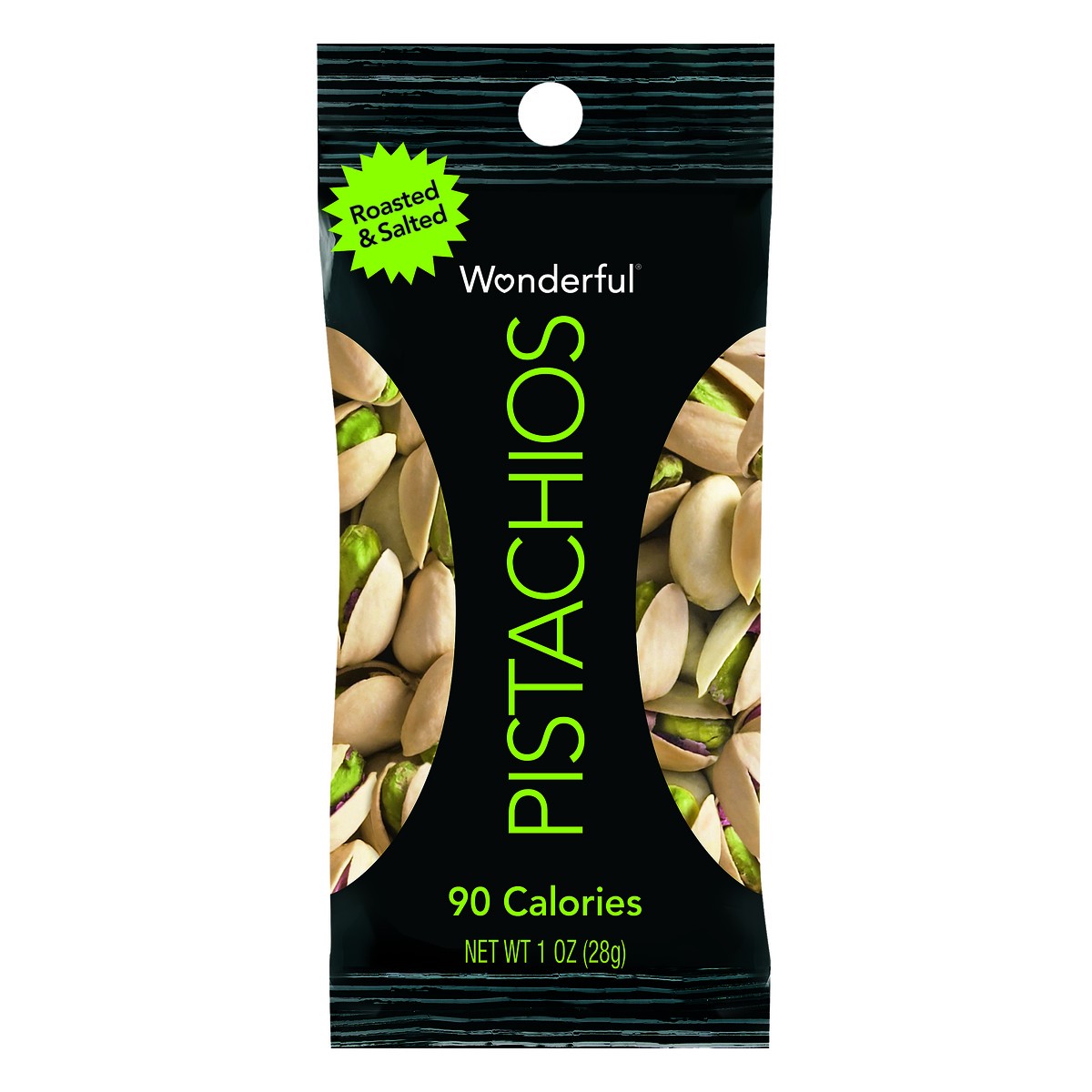 slide 1 of 9, Wonderful Pistachios, 1 oz