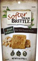 Softer Than Brittle Peanut Snack 6 oz