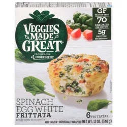Veggies Made Great Spinach Egg White Frittata 6 ea