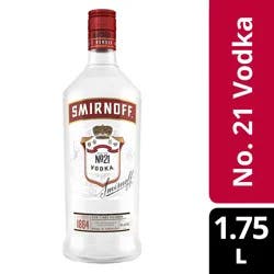 Smirnoff No. 21 80 Proof Vodka - 1.75 L