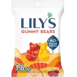 LILY's Assorted Flavored No Sugar Added Gummy Bears Bag