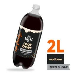 Big K Caffeine Free Zero Sugar Root Beer Soda - 2 liter