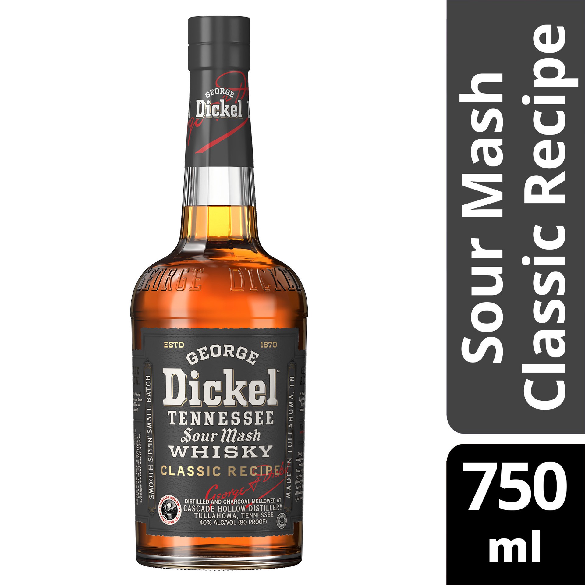 slide 3 of 4, George Dickel No. 8 Sour Mash Tennessee Whisky, 750 ml