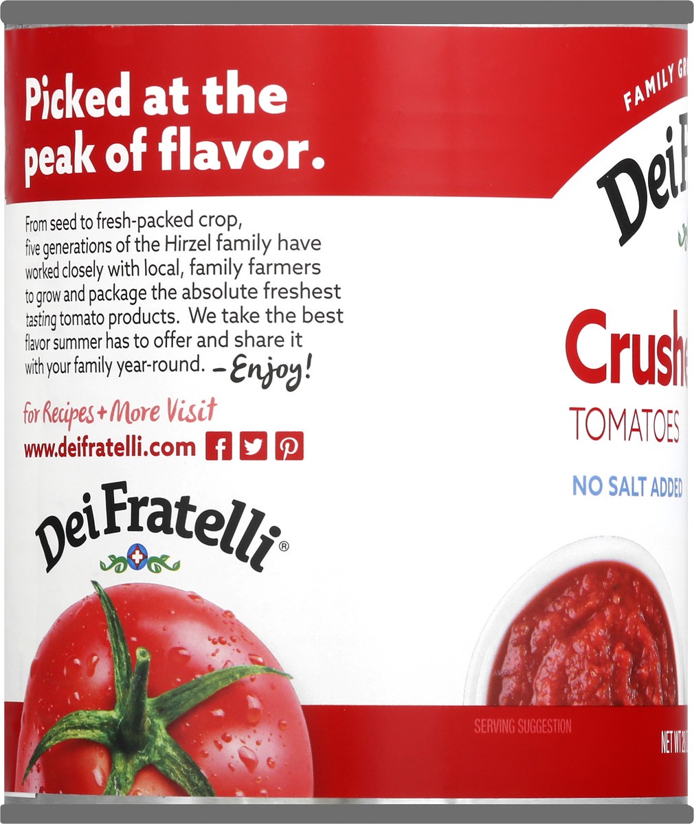 slide 7 of 9, Dei Fratelli No Salt Added Crushed Tomatoes, 28 oz