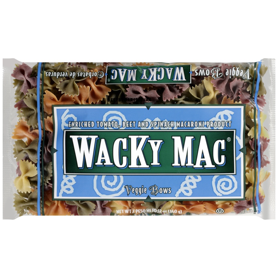 slide 1 of 5, Wacky Mac Veggie Bows, 12 oz