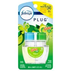 Febreze Plug In Air Freshener, Odor-Fighting Scented Oil Refill, Gain Scent, 1 Refills