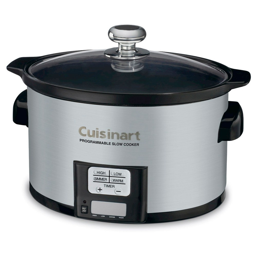 slide 2 of 2, Cuisinart Programmable Slow Cooker -Stainless Steel Psc-350, 3.5 qt