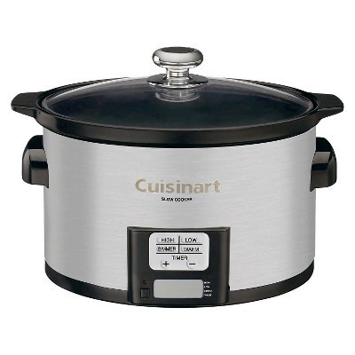 slide 1 of 2, Cuisinart Programmable Slow Cooker -Stainless Steel Psc-350, 3.5 qt