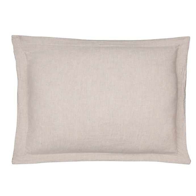 slide 1 of 1, Levtex Home Washed Linen King Pillow Sham - Natural, 1 ct