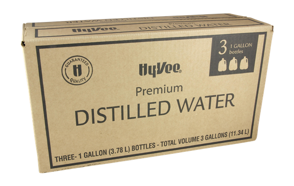 slide 1 of 1, Hy-Vee Distilled Water - 128 fl oz, 128 fl oz