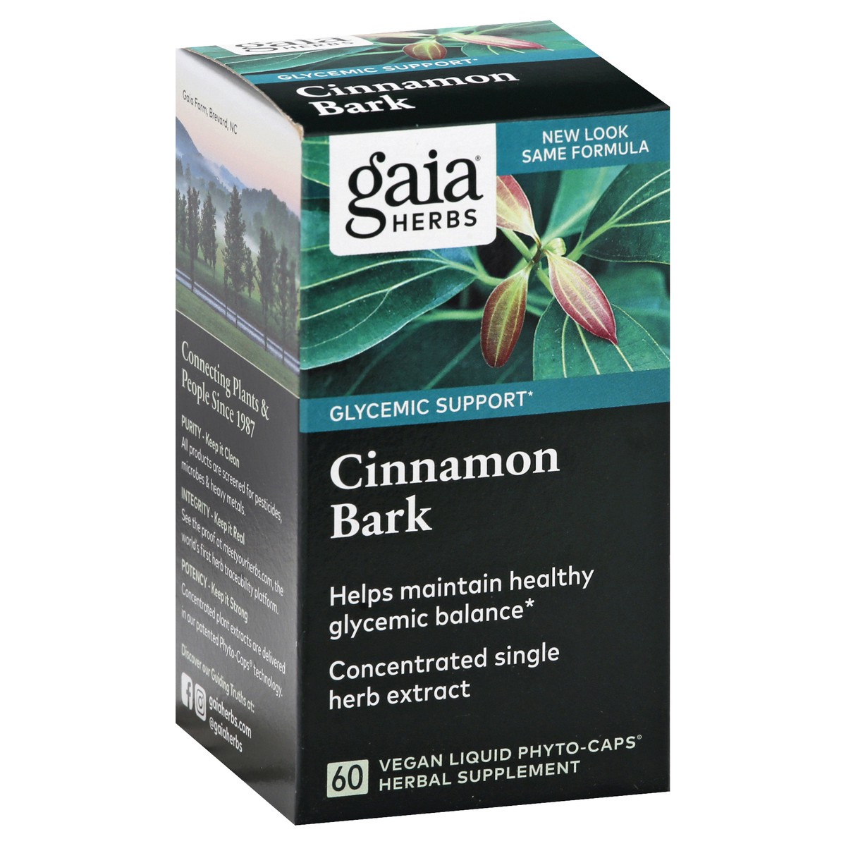 slide 3 of 9, Gaia Herbs Cinnamon Bark 60 ea, 60 ct
