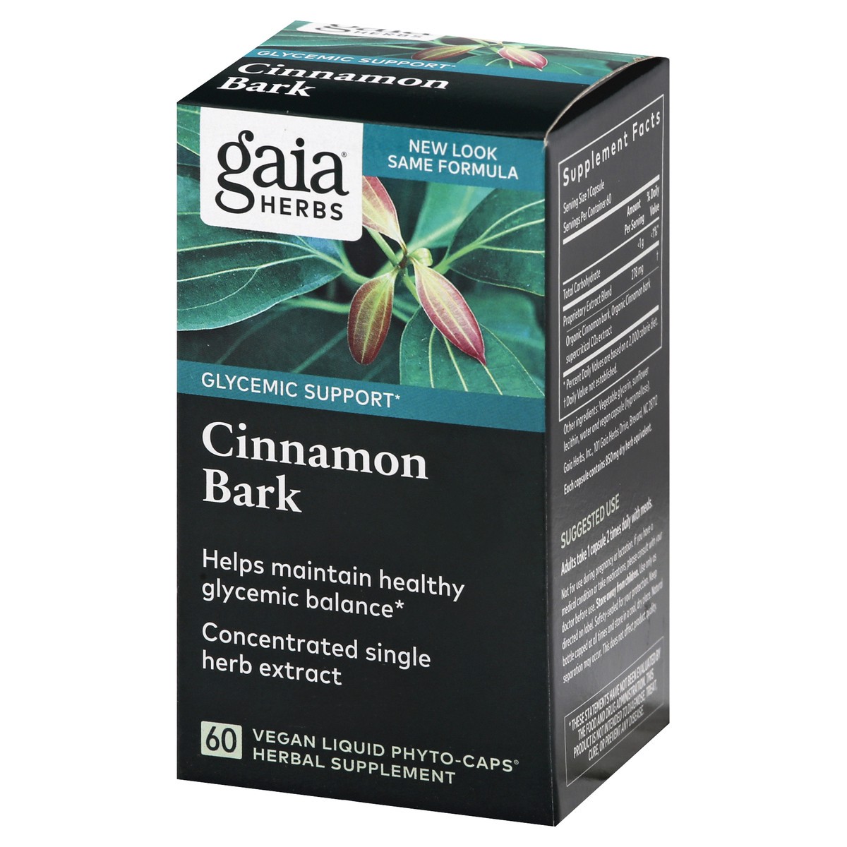 slide 6 of 9, Gaia Herbs Cinnamon Bark 60 ea, 60 ct
