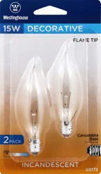 Westinghouse 15 Watts 2 Pack Incandescent Light Bulbs 2 ea