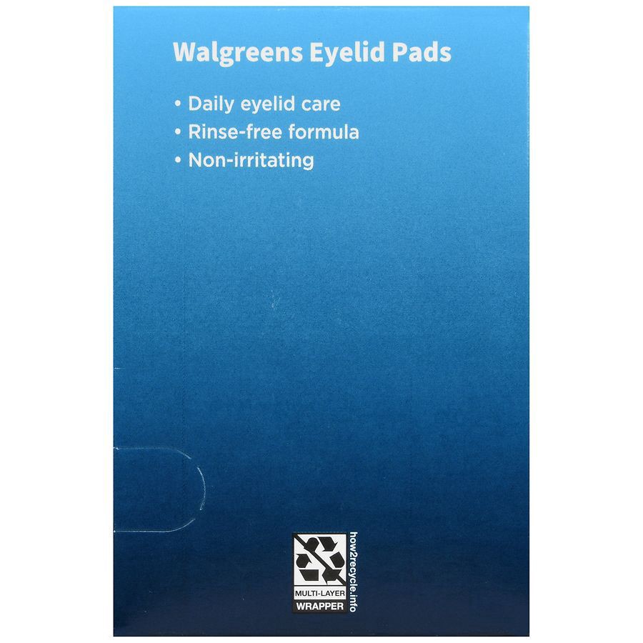 slide 2 of 5, Walgreens Eyelid Pads, Rinse-Free Formula, 30 ct