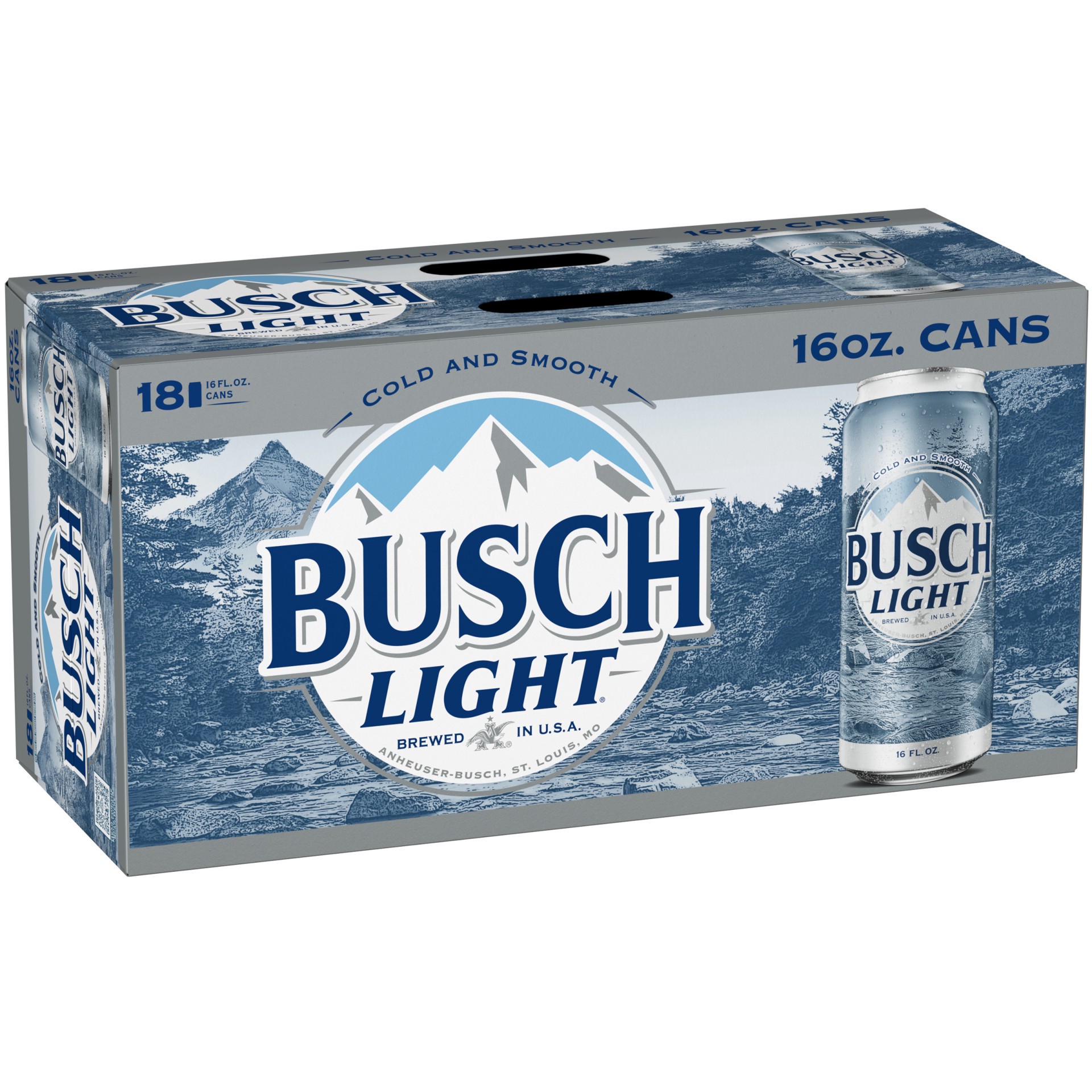 slide 1 of 9, Busch Light American Lager Beer 18 pack, 16 fl oz Cans, 288 fl oz