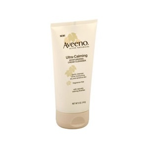 slide 1 of 1, Aveeno Ultra-Calming Moisturizing Cream Cleanser Fragrance-Free, 5 oz