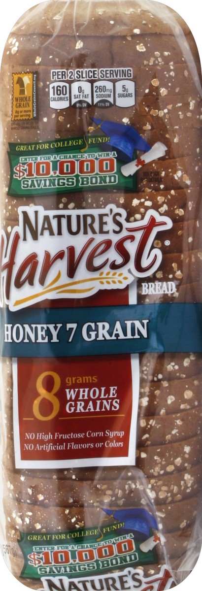 slide 2 of 5, Nature's Harvest Bread 20 oz, 20 oz