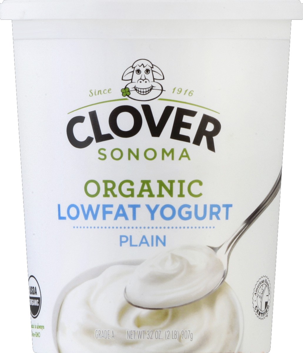 slide 2 of 3, Clover Yogurt 32 oz, 32 oz