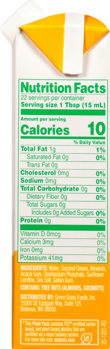 slide 8 of 9, nutpods Hazelnut Coffee Creamer, 11.2 fl oz