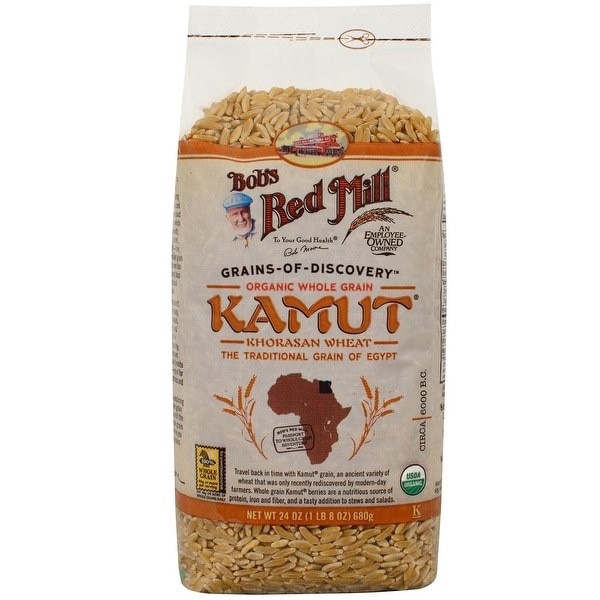 slide 1 of 8, Bob's Red Mill Kamut Khorasan Wheat, Organic, Whole Grain, 24 oz