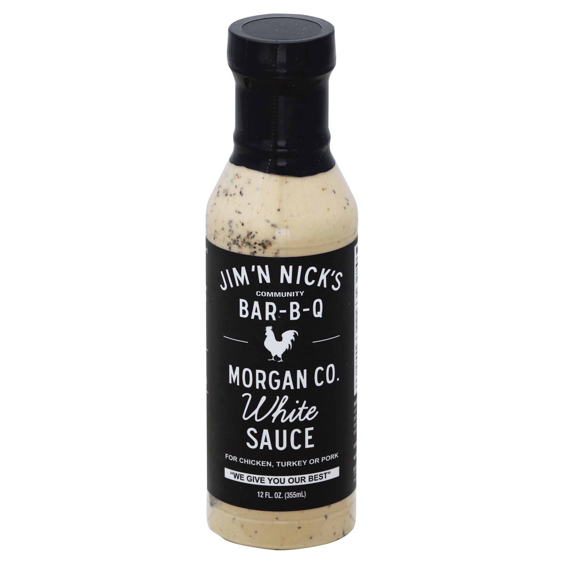 slide 1 of 2, Jim 'N Nick's White Sauce 12 oz, 12 oz