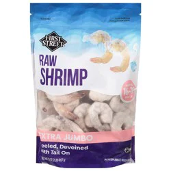 First Street Shrimp 16/20 Raw Tail-On