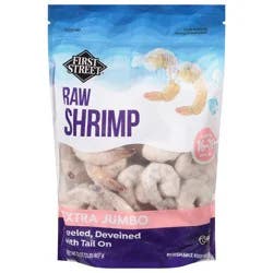 First Street Shrimp 16/20 Raw Tail-On