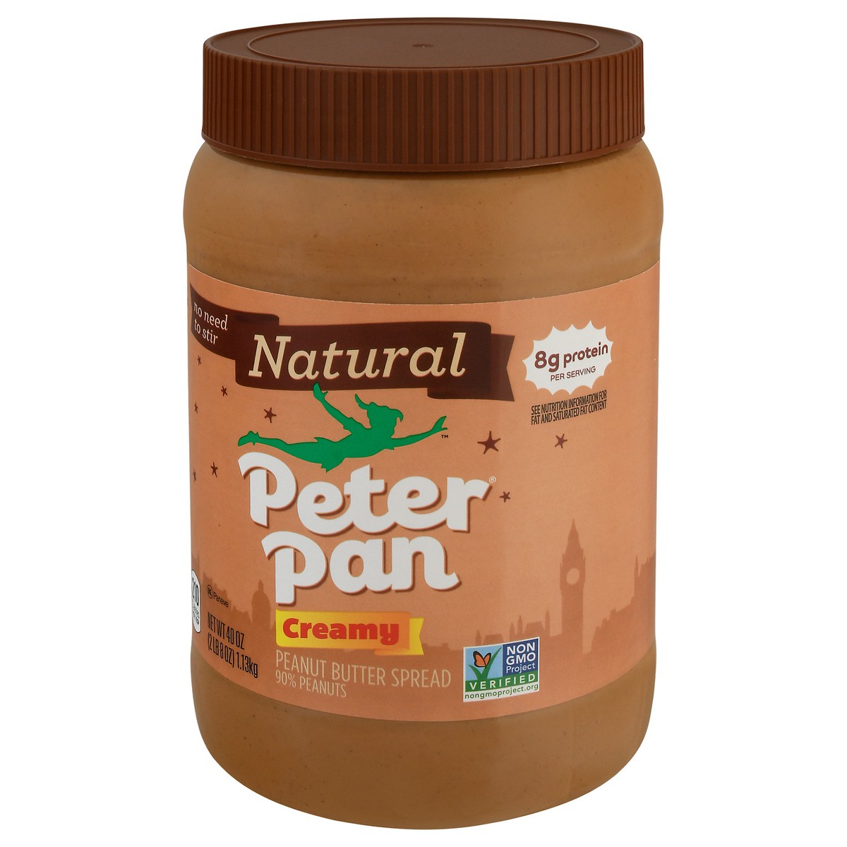 slide 3 of 14, Peter Pan Creamy Peanut Butter Spread 40 oz, 40 oz