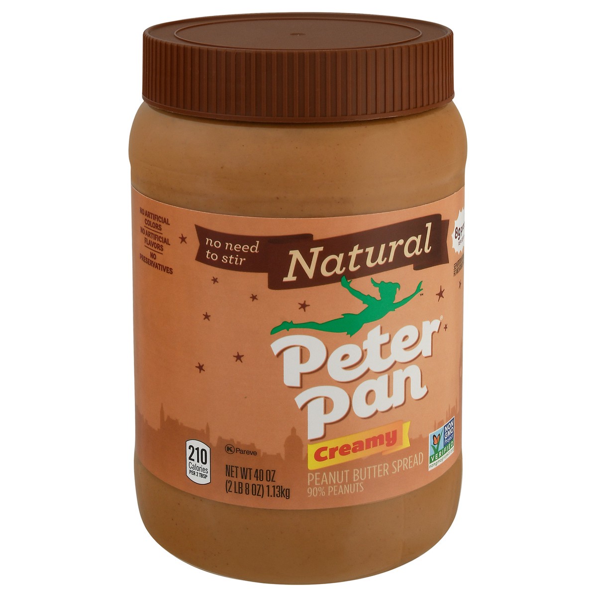 slide 2 of 14, Peter Pan Creamy Peanut Butter Spread 40 oz, 40 oz