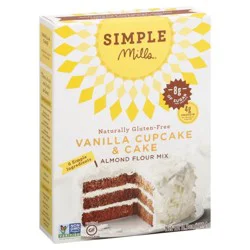 Simple Mills Almond Flour Vanilla Cupcake & Cake Baking Mix 11.5 oz