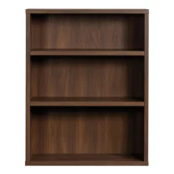 Sauder Optimum Bookcase, 45", 3 Shelves, Spiced Mahogany
