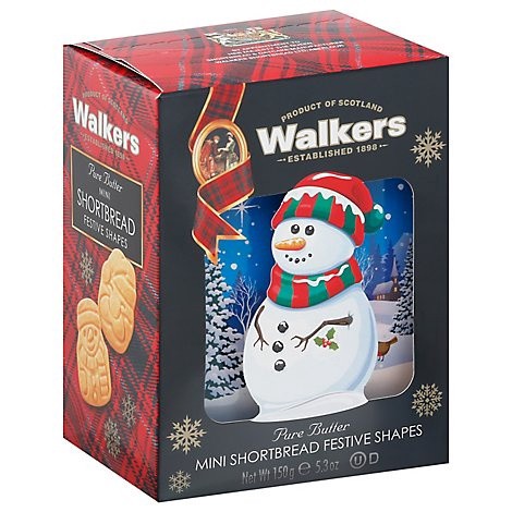 slide 1 of 1, Walker's Festive Shapes Shortbread Mini 5.3 oz, 5.3 oz