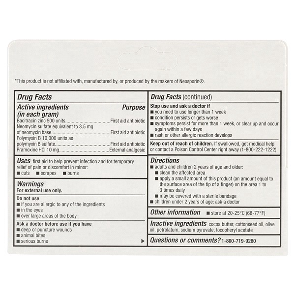 slide 4 of 9, Meijer Triple Antibiotic + Pain, Itch And Scar, 0.5 oz