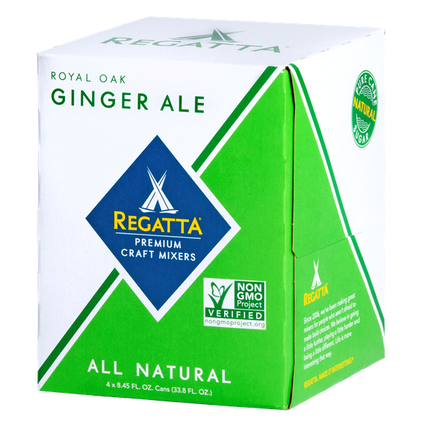 slide 1 of 1, Regatta Royal Oak Ginger Ale, 4 ct