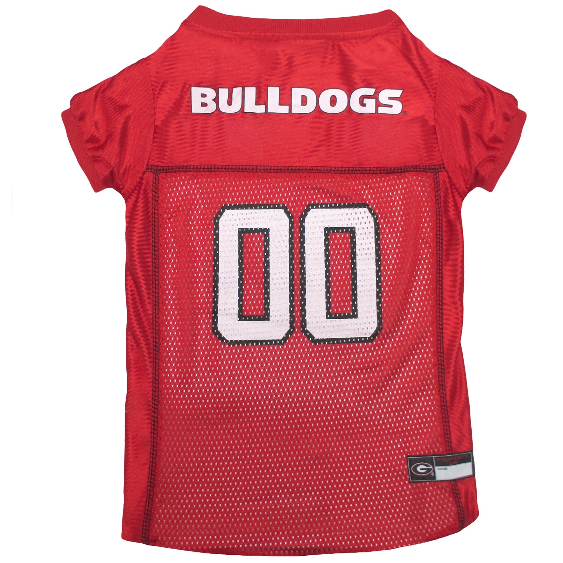 slide 1 of 1, Pets First Georgia Bulldogs Mesh Jersey, MED