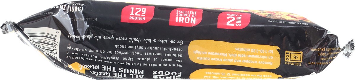 slide 5 of 11, Alpha Foods Alpha Breakfast Rockin' Ranchero Burrito 5.5 oz, 5.5 oz