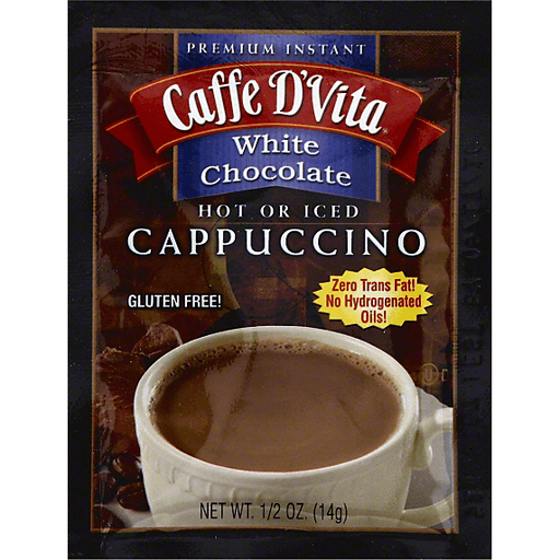 slide 1 of 1, Caffe Dvita White Chocolate Cappuccino Mix, 0.5 oz
